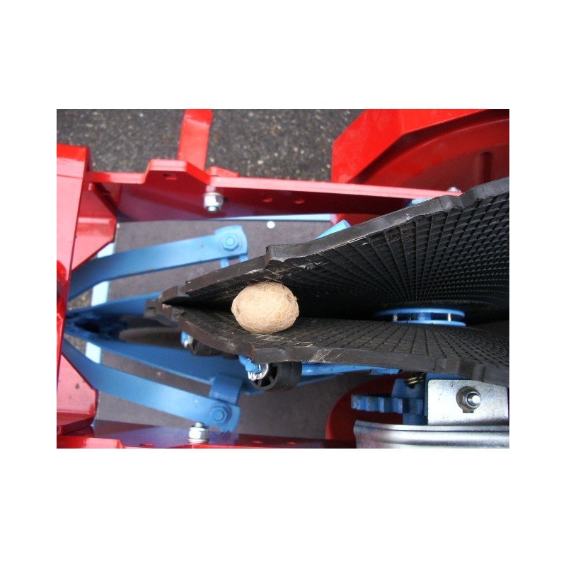 Roue distributrice à disque caoutchouc