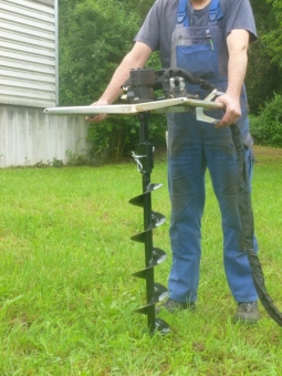 Tarière hydraulique manuelle - Coserwa