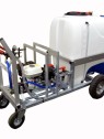 chariot pulvérisateur poussé