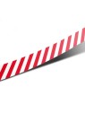 Etiquette Bandelette rayé blanc -  rouge - Coserwa