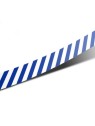 Etiquette Bandelette rayé blanc -  bleu foncé - Coserwa