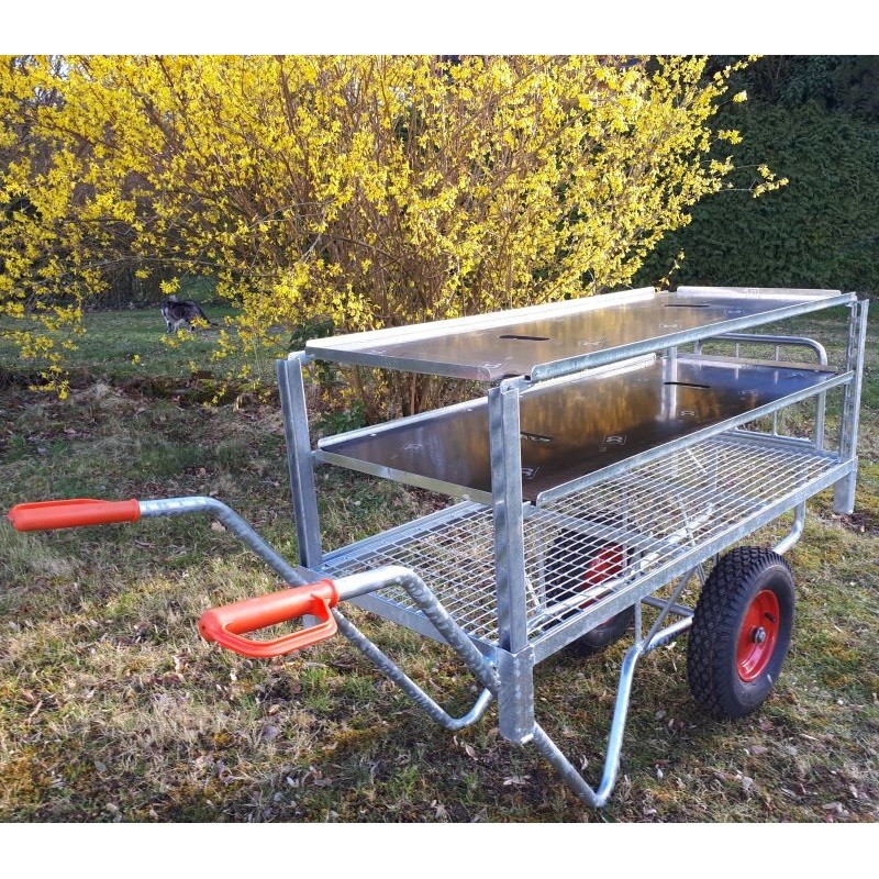 brouette CC 2 plateaux