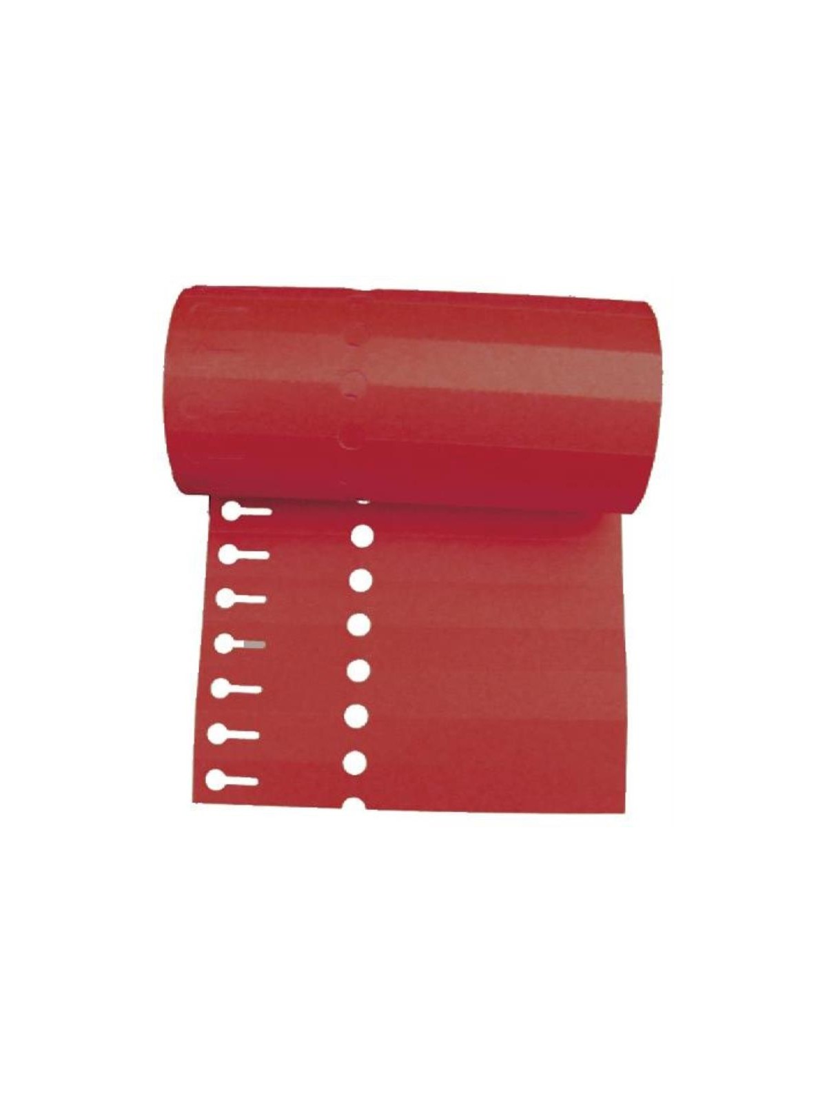 Etiquette à boucle - rouge