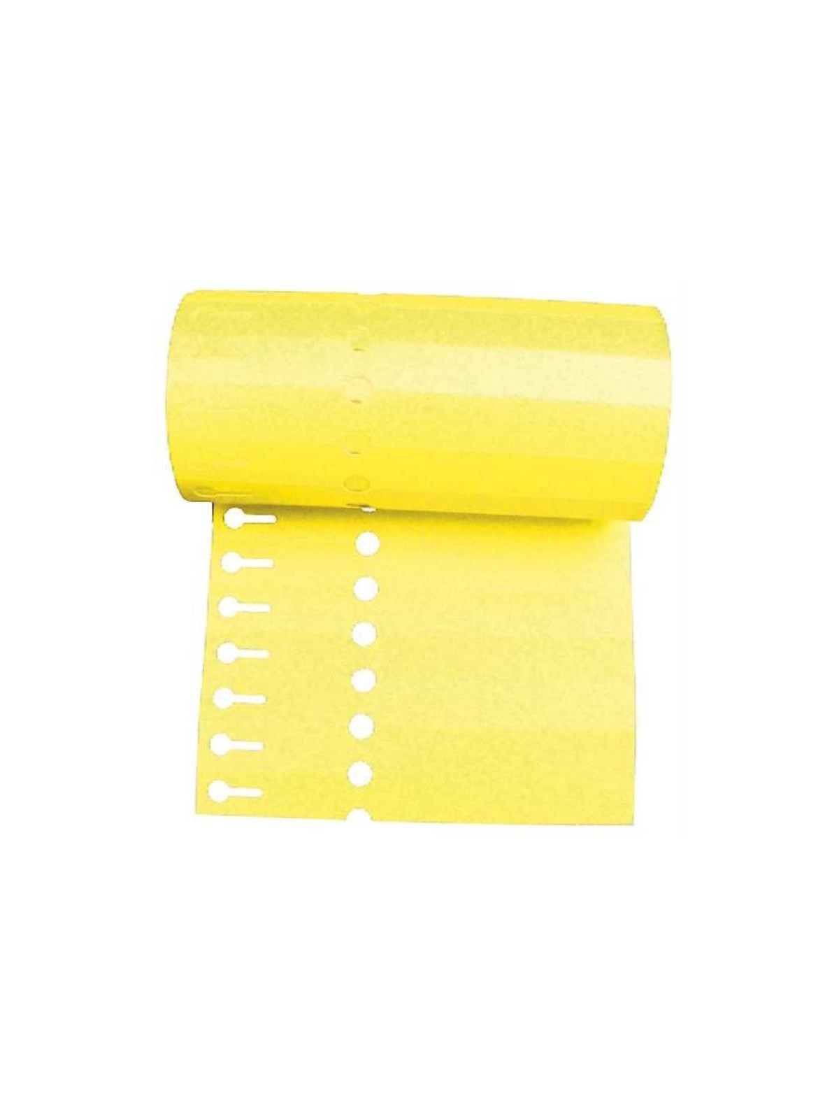 Etiquette à boucle - jaune