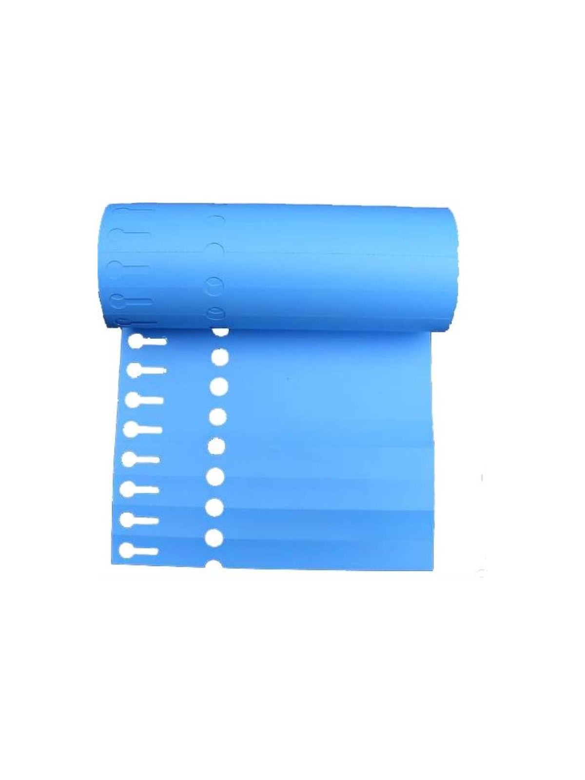 Etiquette à boucle - bleu