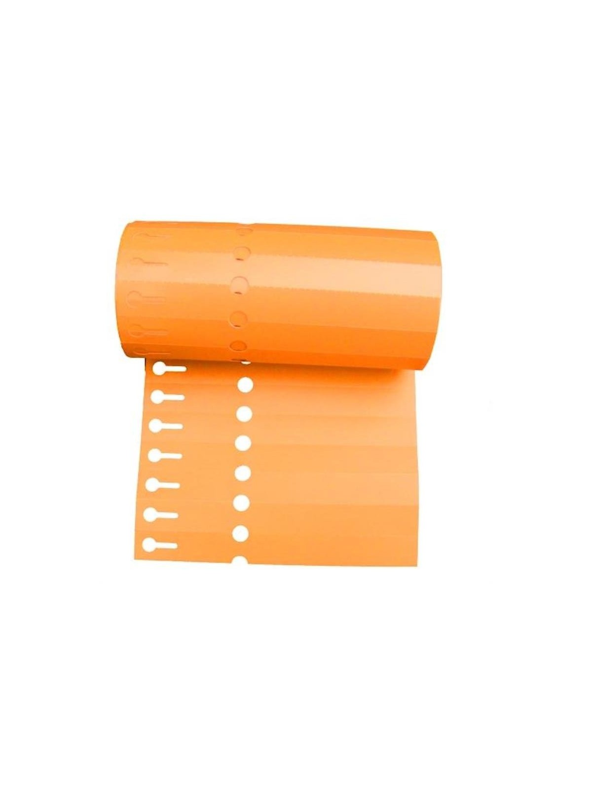 Etiquette à boucle - orange