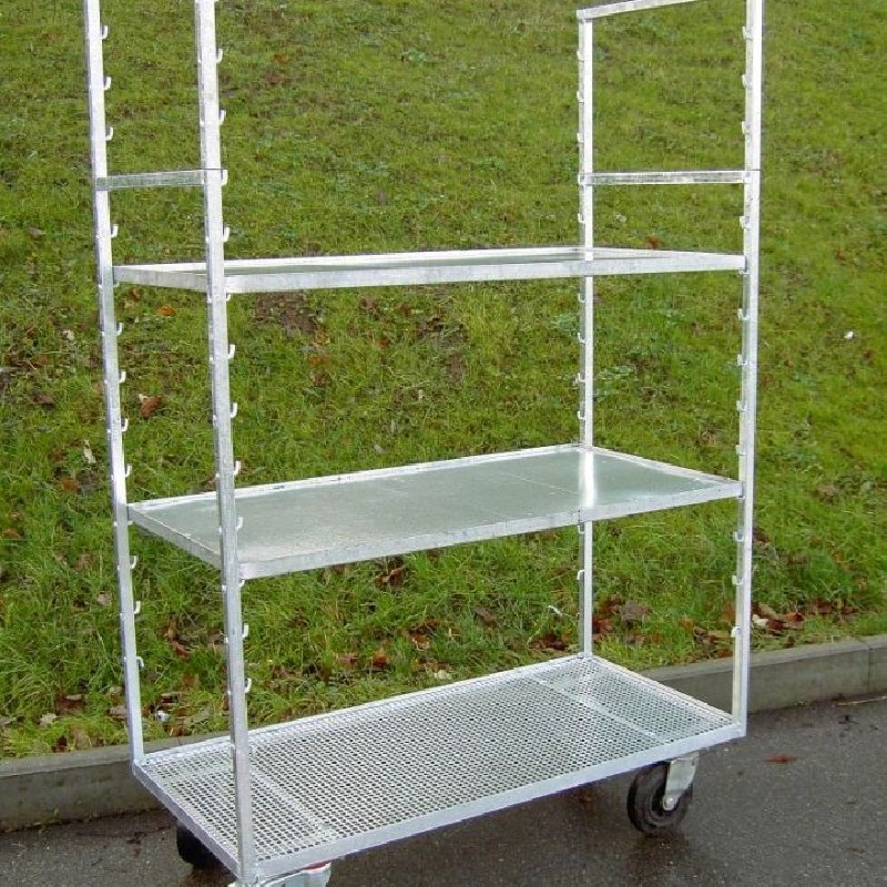 chariot serre 4 roulettes