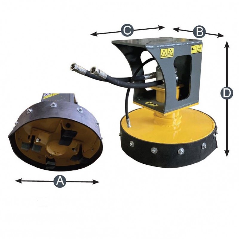 Débroussailleuse Hydraulique à Fléaux Y