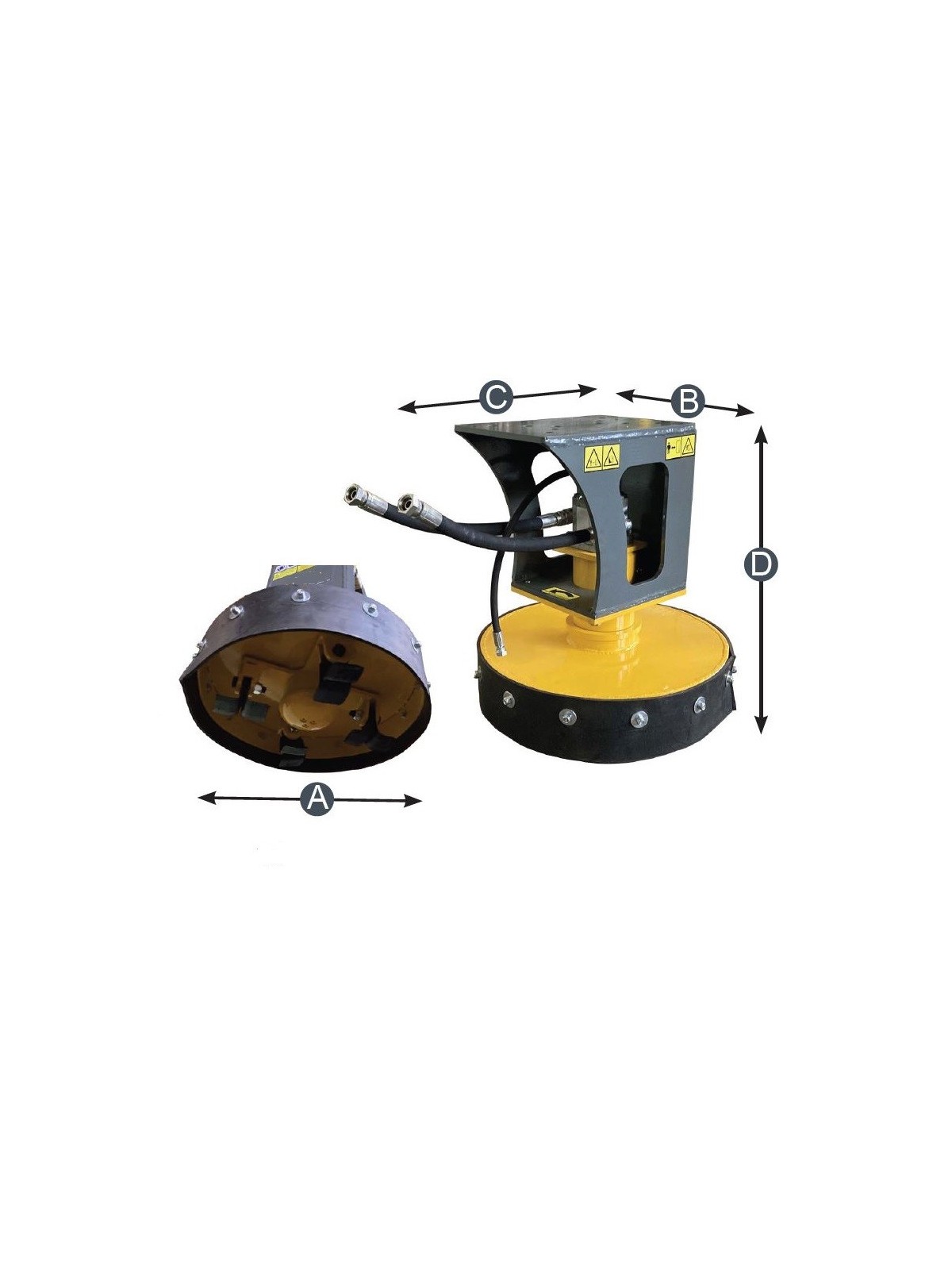 Débroussailleuse Hydraulique à Fléaux Y AD