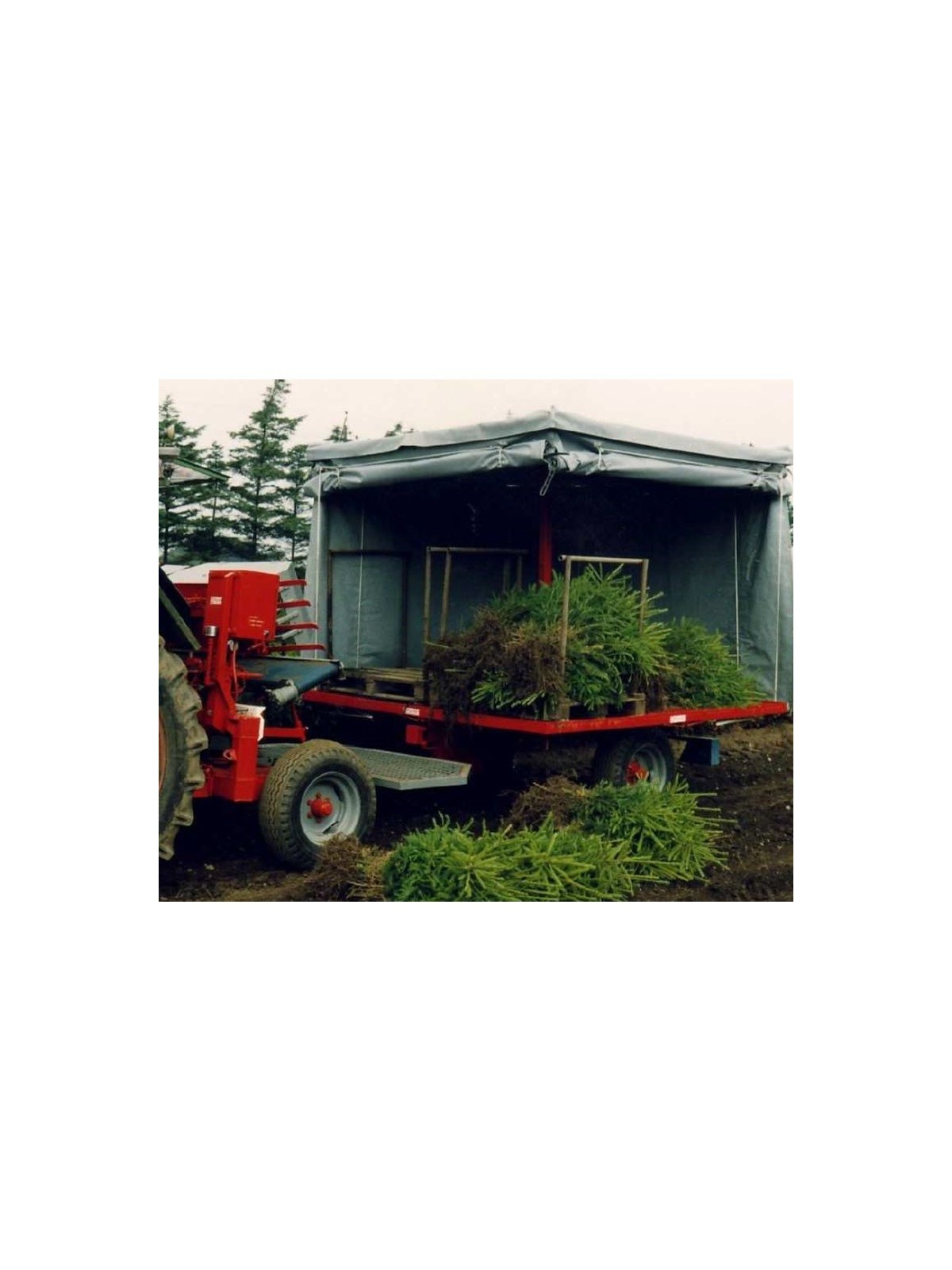 remorque et arracheuse