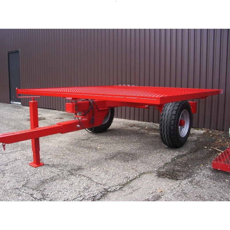 remorque plateau tournant