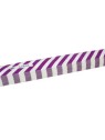 Etiquette Diwa Tiveck avec code EAN et souche rayé violet - blanc
