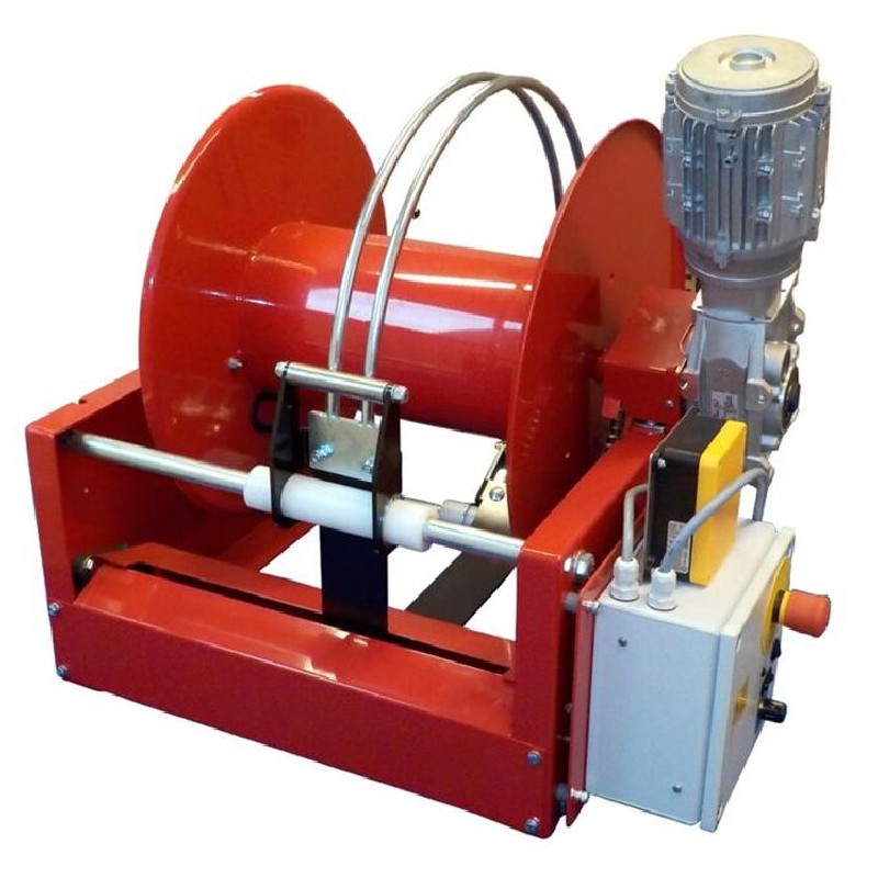 enrouleur à moteur électrique et trancannage
