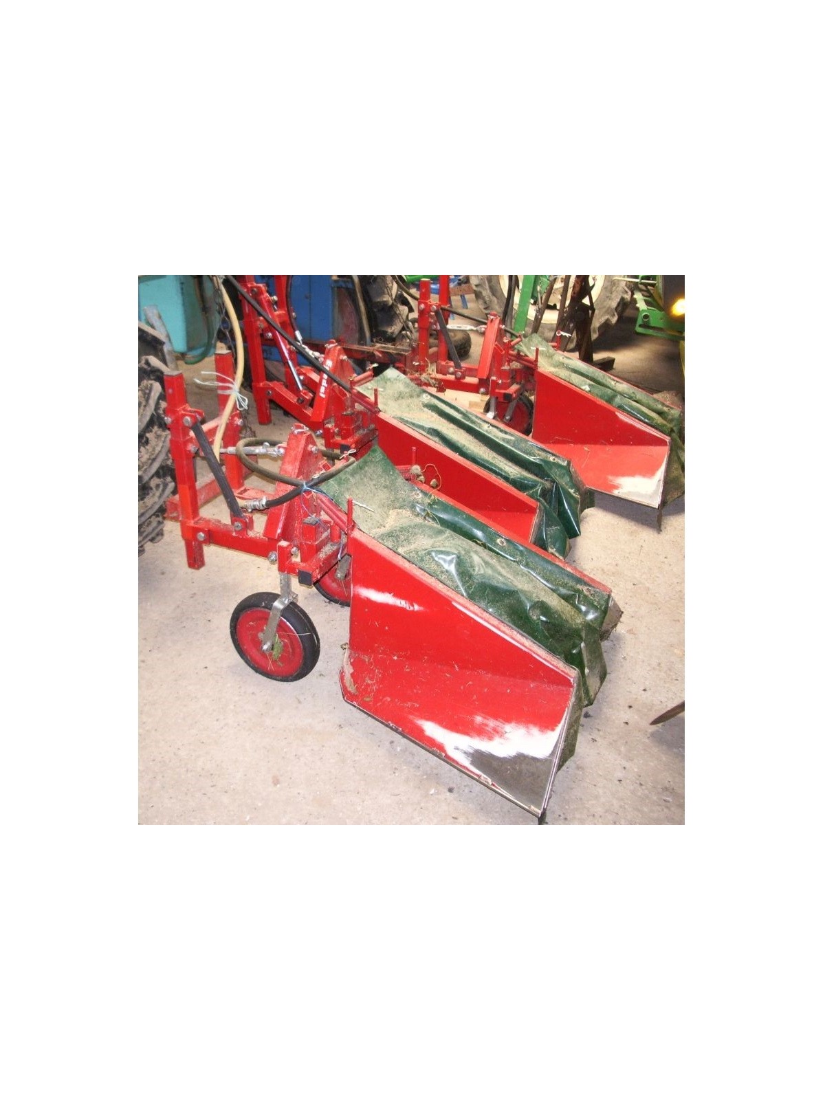 cache sur tracteur enjambeur