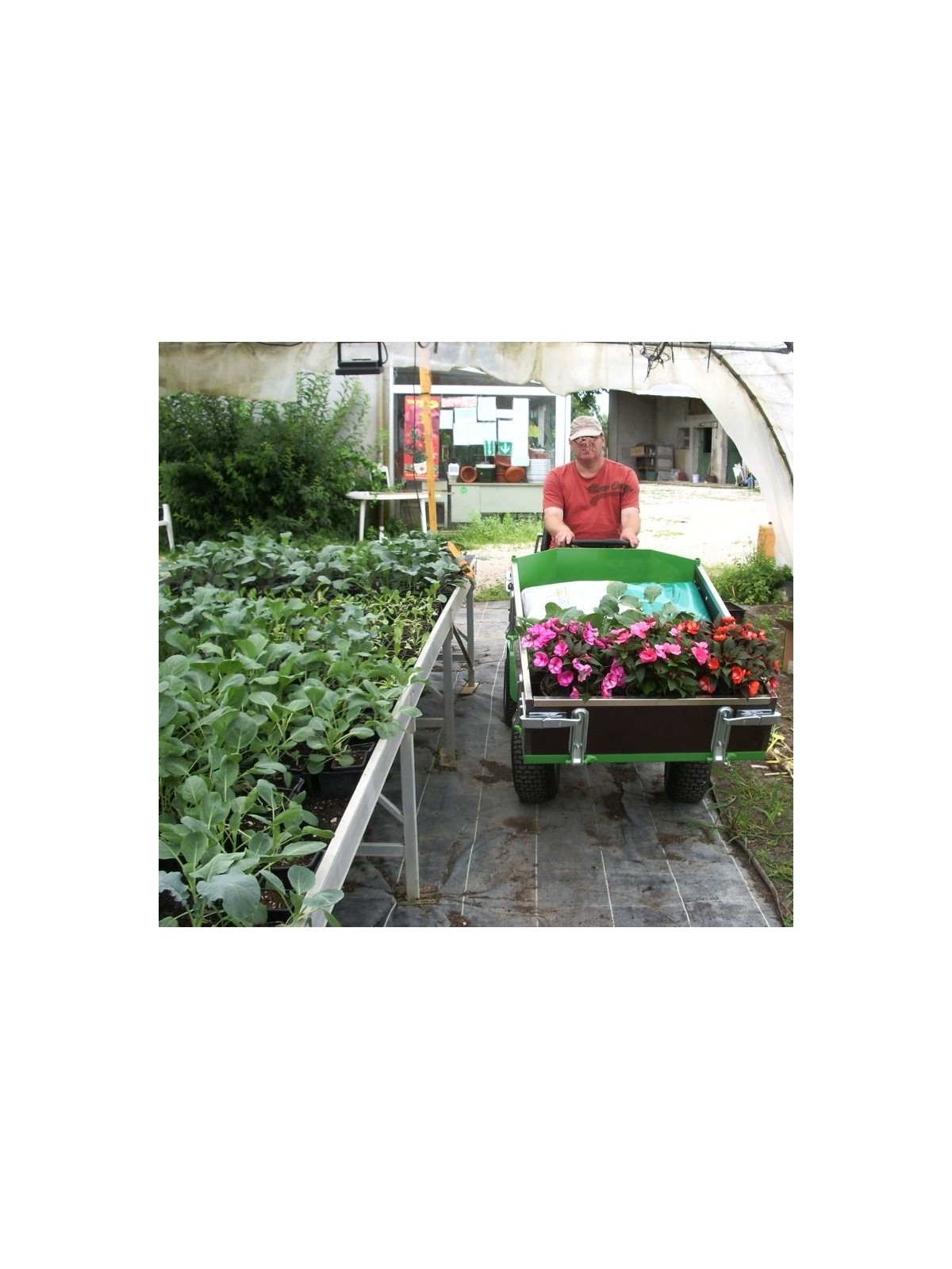 transporteur electrique N450 benne hydraulique