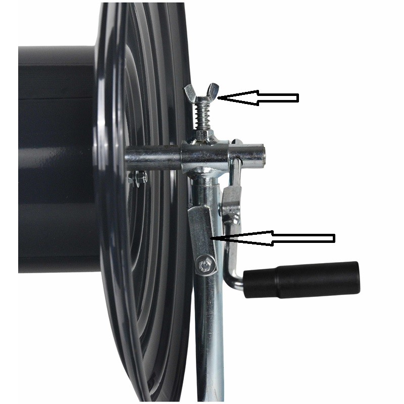 manivelle et vis roue libre