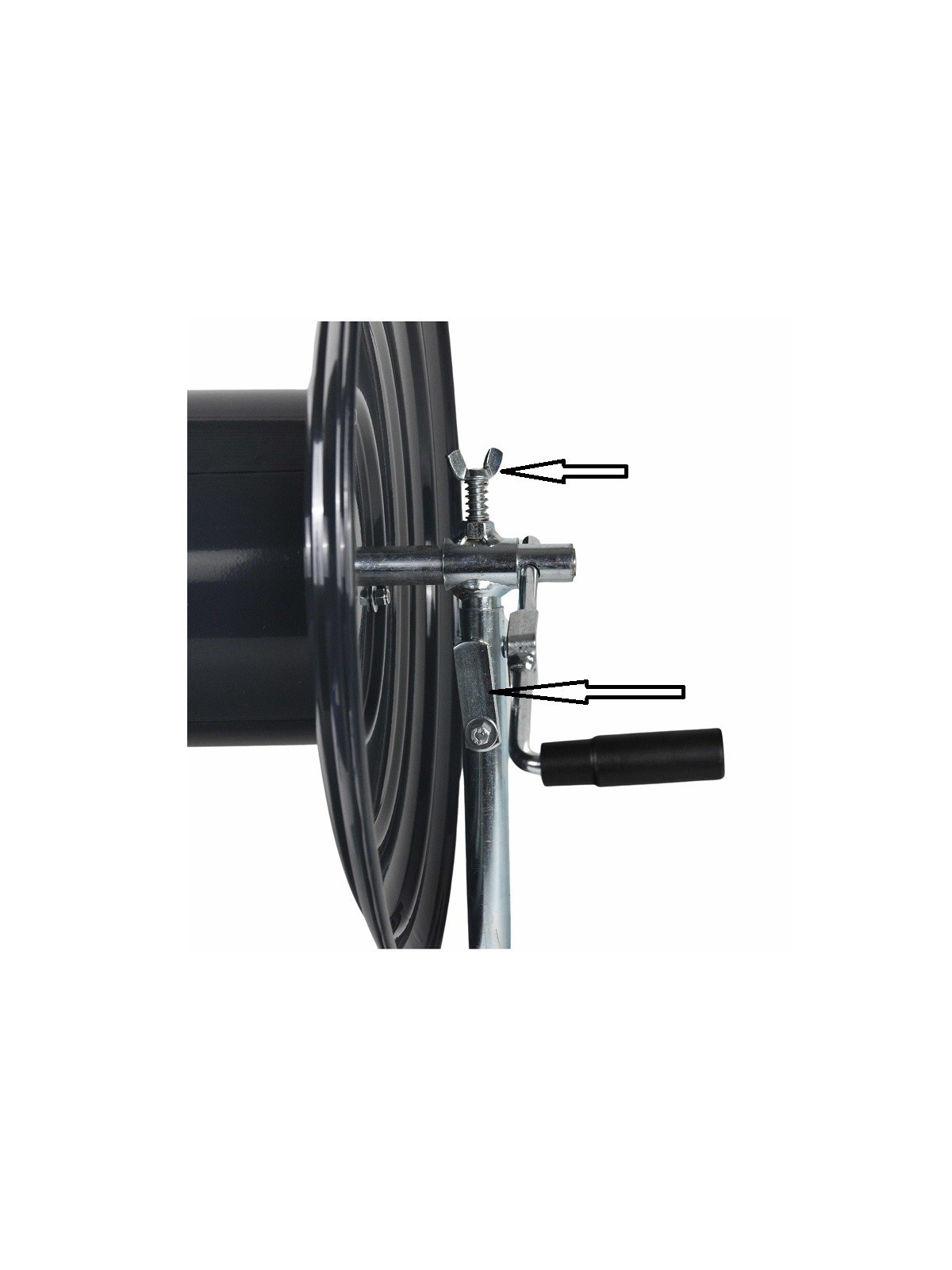 manivelle et vis roue libre