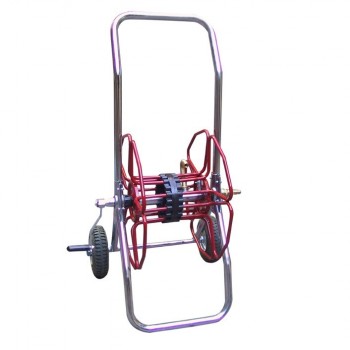 chariot devidoir tuyau eau - roues gonflées