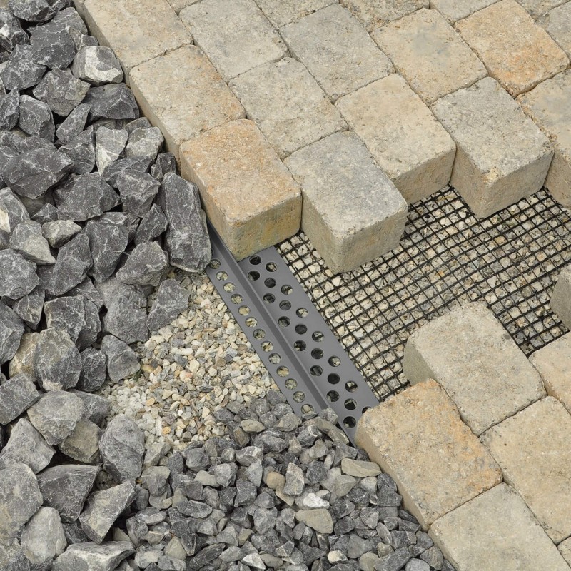 Profil droit de bordure avec filet - STEINFIX®