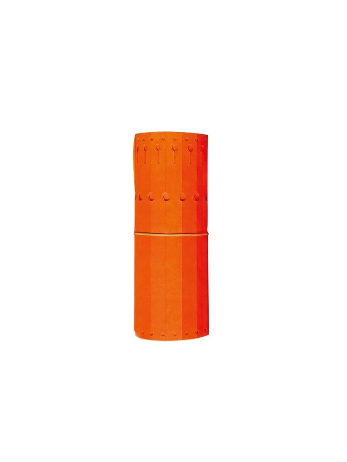 Etiquette à boucle Tyvek largeur 17 mm - orange - Coserwa