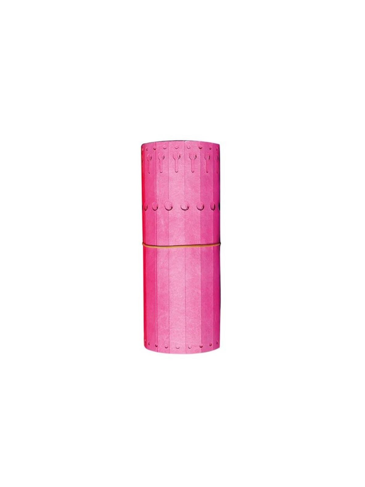 Etiquette à boucle Tyvek largeur 17 mm - rose - Coserwa