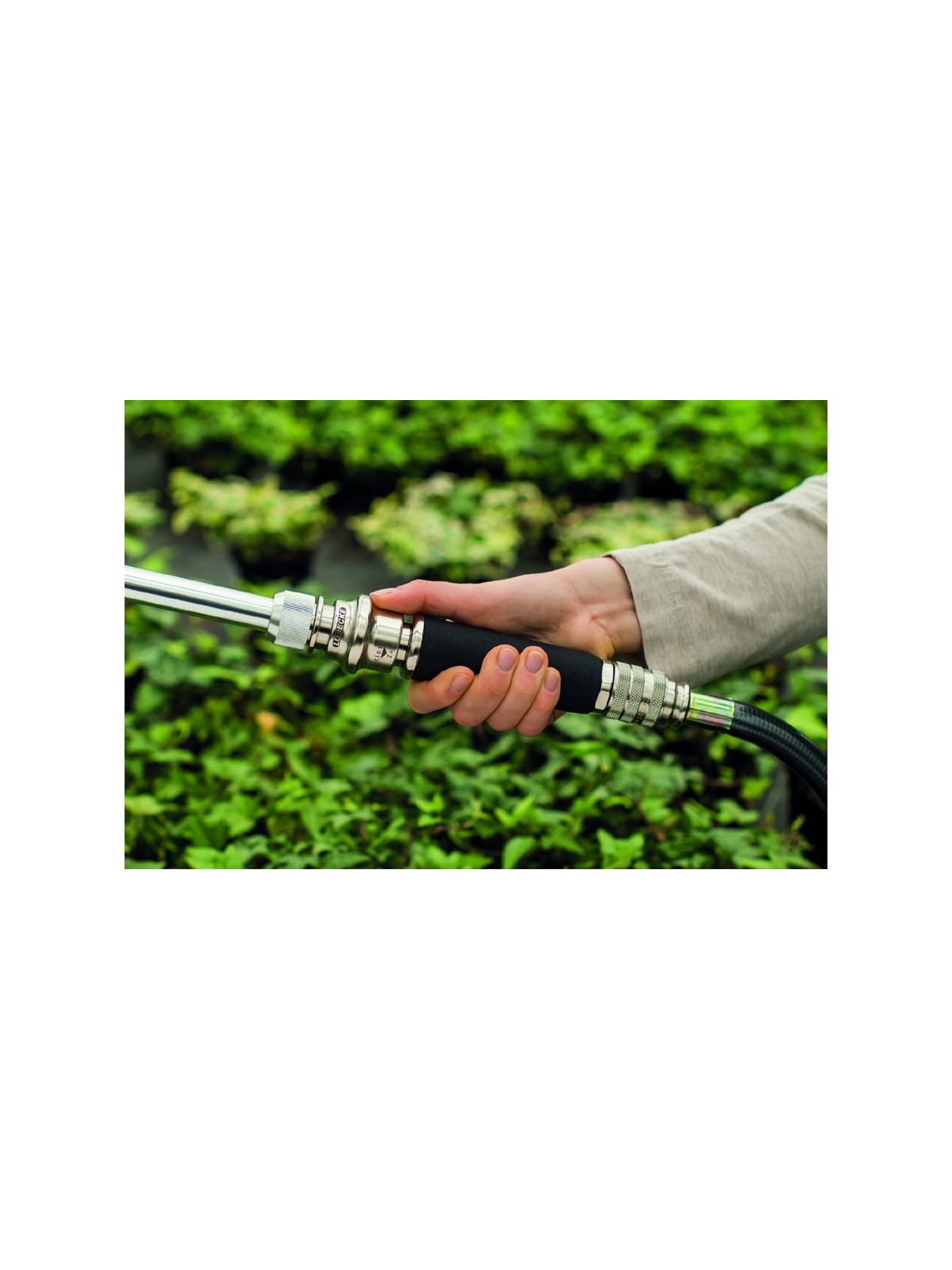 Poignée en laiton nickelé