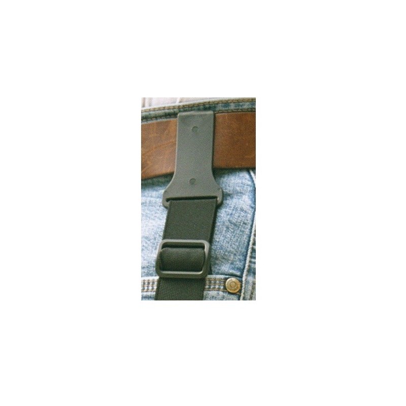 Jambière glissée à la ceinture